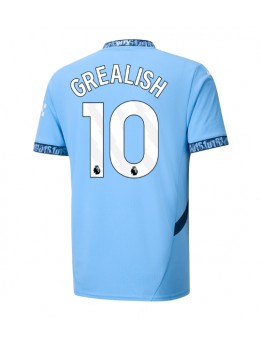 Muži Futbalové oblečenie Manchester City Jack Grealish #10 2024-25 Krátky Rukáv - Domáci